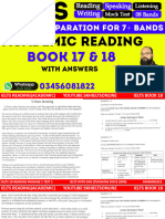 Ielts 17 & 18 Academic Reading Final