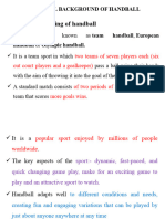 Historical Background of Handball Edited