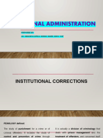 Institutional Correction