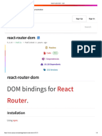 React-Router-Dom - NPM