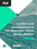 Conflict and Development in The Myanmar China Report