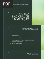 Slide-Politica Nacional de Humanização 2