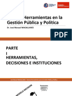 Nuevas Herramientas en La Gestión Pública y Política: Dr. José Manuel MAGALLANES