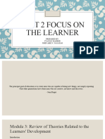 Module 3 Prof Educ 6 Part 2 Focus On The Learner