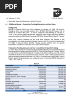 2024 Bond Update - Proposition Funding Allocations and Next Steps