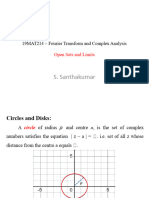 L2 - Open Sets and Limits - 19MAT214 - Fourier Transform and Complex Analysis