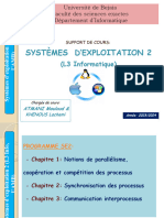 SUPPORT de COURS - SE2 (CHAPITRE 1-Parallelisation Dun Systéme de Tâches) (2023-2024)