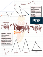 25 - Mapa Mental Triângulos - Matemática