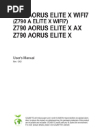 MB - Manual - z790 Aorus Elite X Ax Wifi7 - 1201 - e