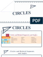 2.6 CIRCLES and Related Segments and Angles