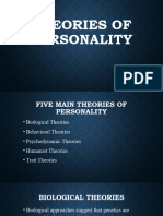 Report Psycho Socio Theories of Personality