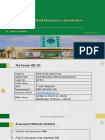 Lecture Note 1 - Introduction and Fluid Properties