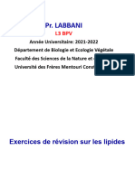 PR LABBANI Lipides Exercices