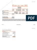 PWC Virtual Case Experience Corporate Tax - Model Work Task 1 - Tax Provision Calculation 2021