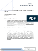 Dictamen Del Revisor Fiscal TDEPE SAS