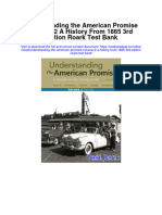 Understanding The American Promise Volume 2 A History From 1865 3Rd Edition Roark Test Bank Full Chapter PDF