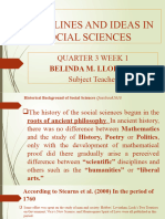 Week 1 Disciplines and Ideas in Social Sciences Weekn1