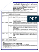 R. K. Educational School: Annual Exam (2023-24) Syllabus & Date Sheet For Class XI