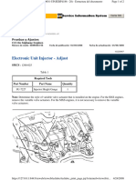 Procedimiento de Ajuste Del Inyector en Motores C-15 Engine NXS (SENR9692-06)