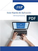 Guia Rapida de Aplicacion iTEP Virtual Proctoring 22FEB21 FINAL