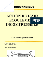 II - Action de L'air - Ecoulement Incompressible