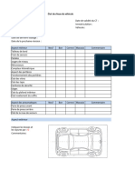 Fiche Etat Des Lieux Du Vehicule