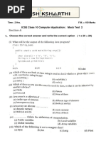 ICSE Computer Mock 2