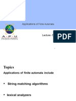 CT Lecture 5-Applications of FA