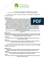 Filosofía Ministerial UCB Monteverde