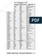 100 Irregular Verbs