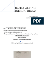 Indirectly Acting Cholinergic Drugs