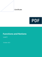 Functions Notions Level 3