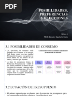 Presentación Tema 3 Posibilidades, Preferencias y Elecciones