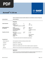 Acronal V210 Na Adhesives