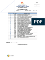 Lista Nominal 10 Classe A-B C. Gestão