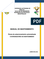 Manual de Mantenimiento Pluma