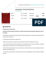 Wiley - R Programming For Actuarial Science - 978-1-119-75500-5