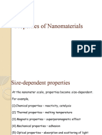 Properties of Nanomaterials