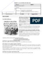 Cours de Droit Chap 4 Contrat de Travail Corrigé