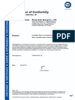 RESUN TUV-CE Certificate 20220919