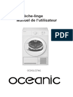 Sèche-Linge Manuel de L'utilisateur: Oceaslce7W1