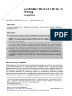 ARTICULO Assessing Systemic Disease Risk in A Dental Setting A Public Health Perspective