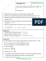 Devoir N3 Semestre 1 Maths Tronc Commun Science Word Modele 1