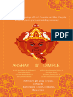 Wedding Invitation Akshay