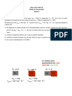 Correction Exercice 2 Serie 2 Thermochimie