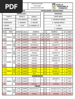 Tabela BASQUETEBOL - JOJUD 2023