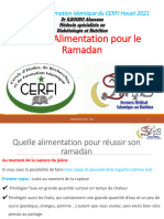 Alimentation Et Ramadan SMIB-CERFI 2021 Version Courte