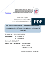 Les Mycoses Superficielles - Profil Épidémiologique Et Mycologique Des Différents Champignons Isolés Au CHU d'OUJDA - Salah Eddi