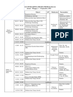 Jadwal Pelatihan P3H 1-3 September 2023 Oke Rev 1