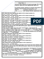 Cloze Test - 5 8.2.24